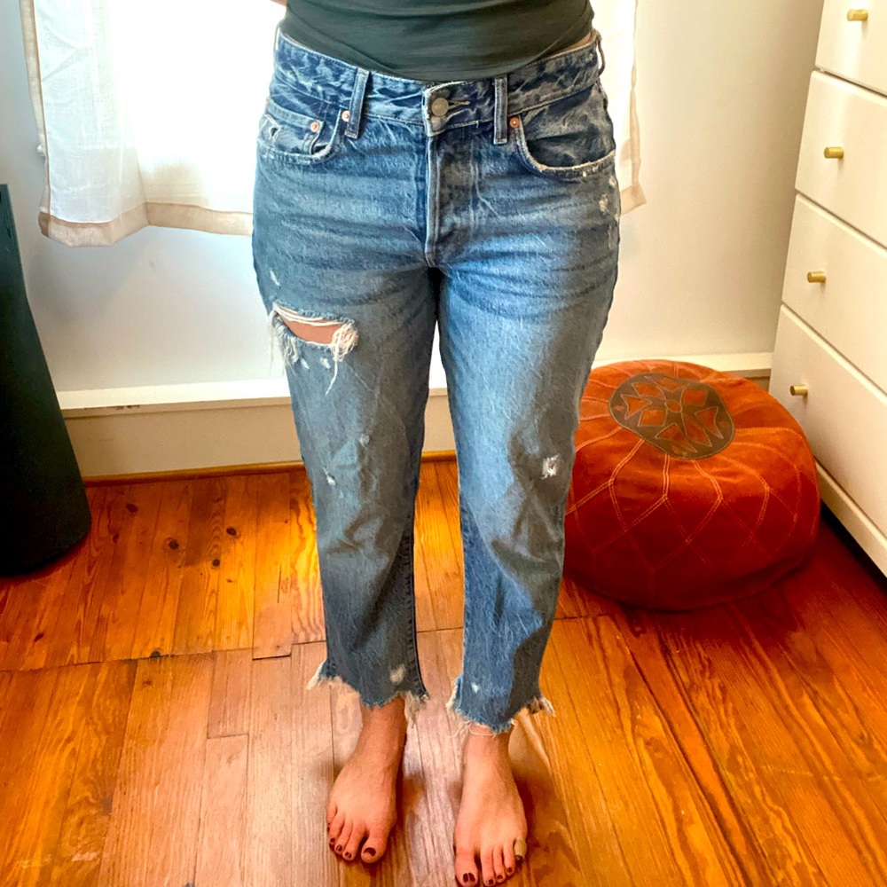 Free People Jeans - Crop - Distressed - Size 27
